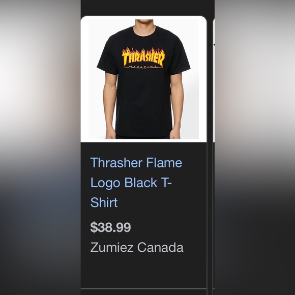 Men’s Small Thrasher Shirt - EUC - Picture 4 of 4